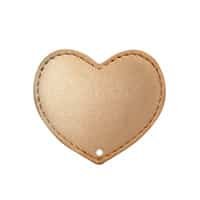 Goldenes Herz - perforiert