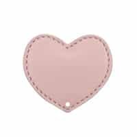 Rosa Herz - perforiert